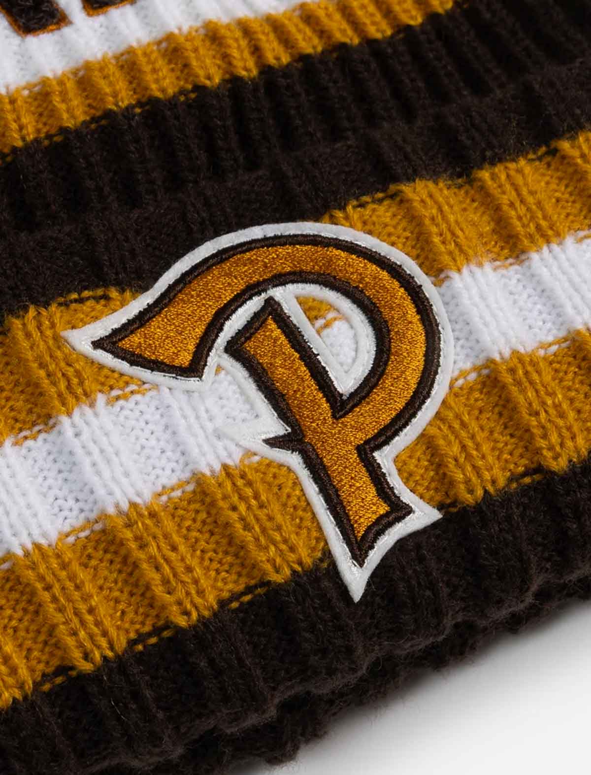 Patta fleece-lined rib knit beanie Java