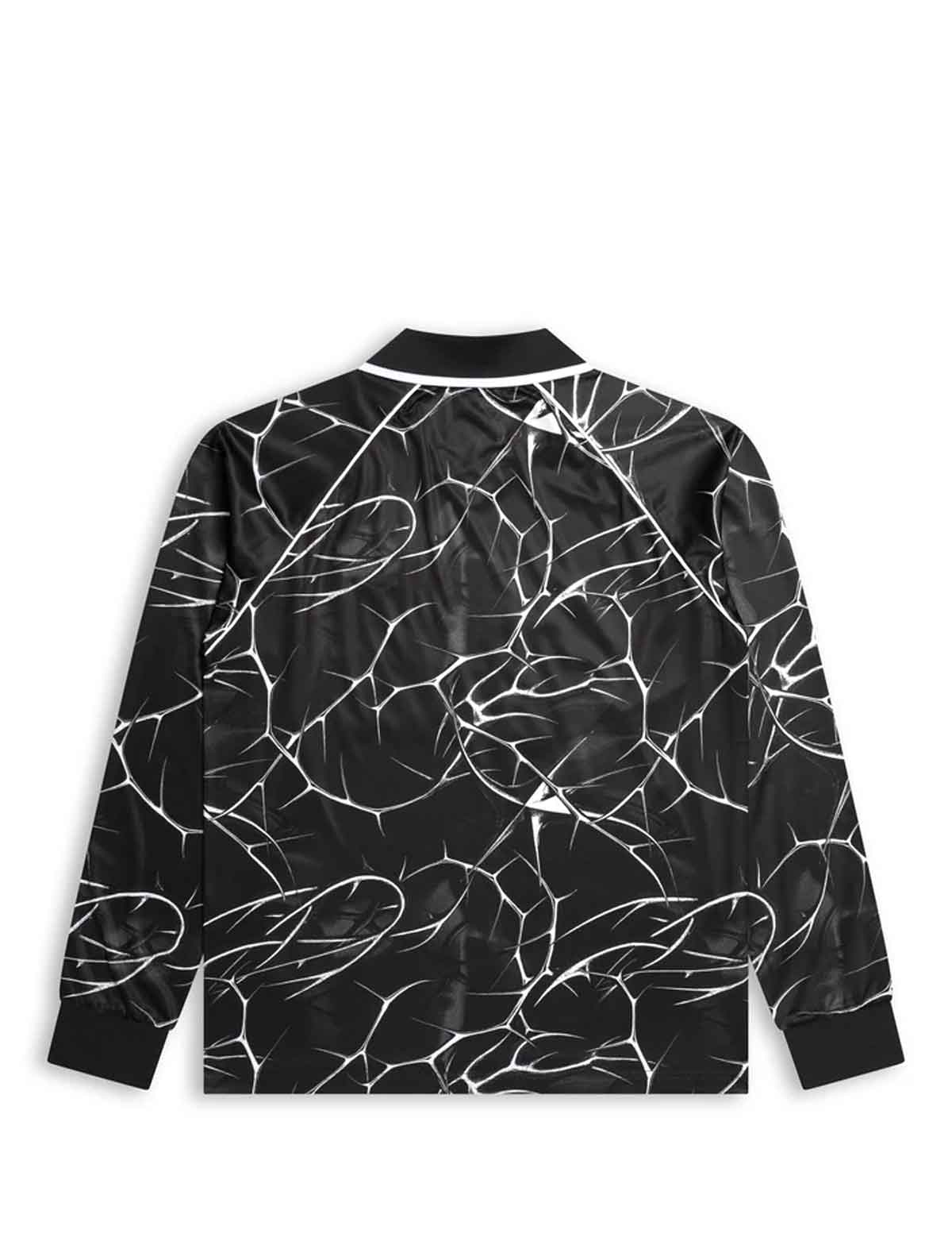 Patta longsleeve football shirt with script logo and woven badge