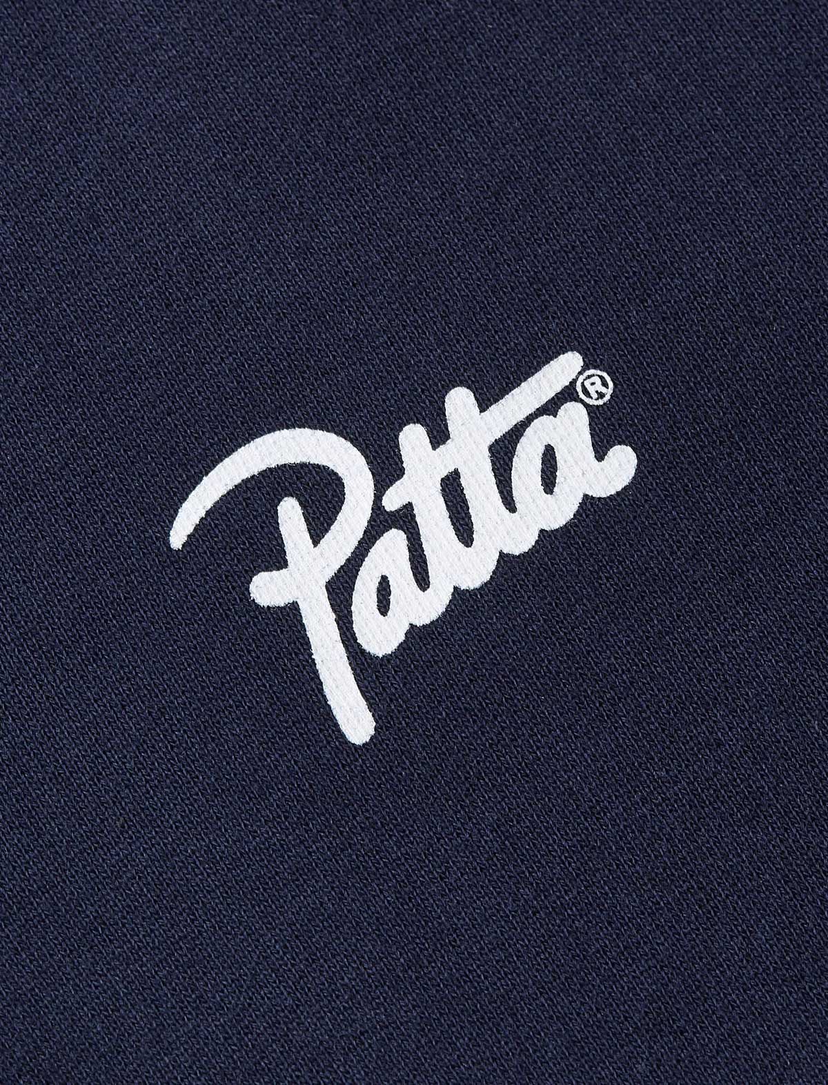 Patta Classic Jogging Pants Black Iris Detail Logo