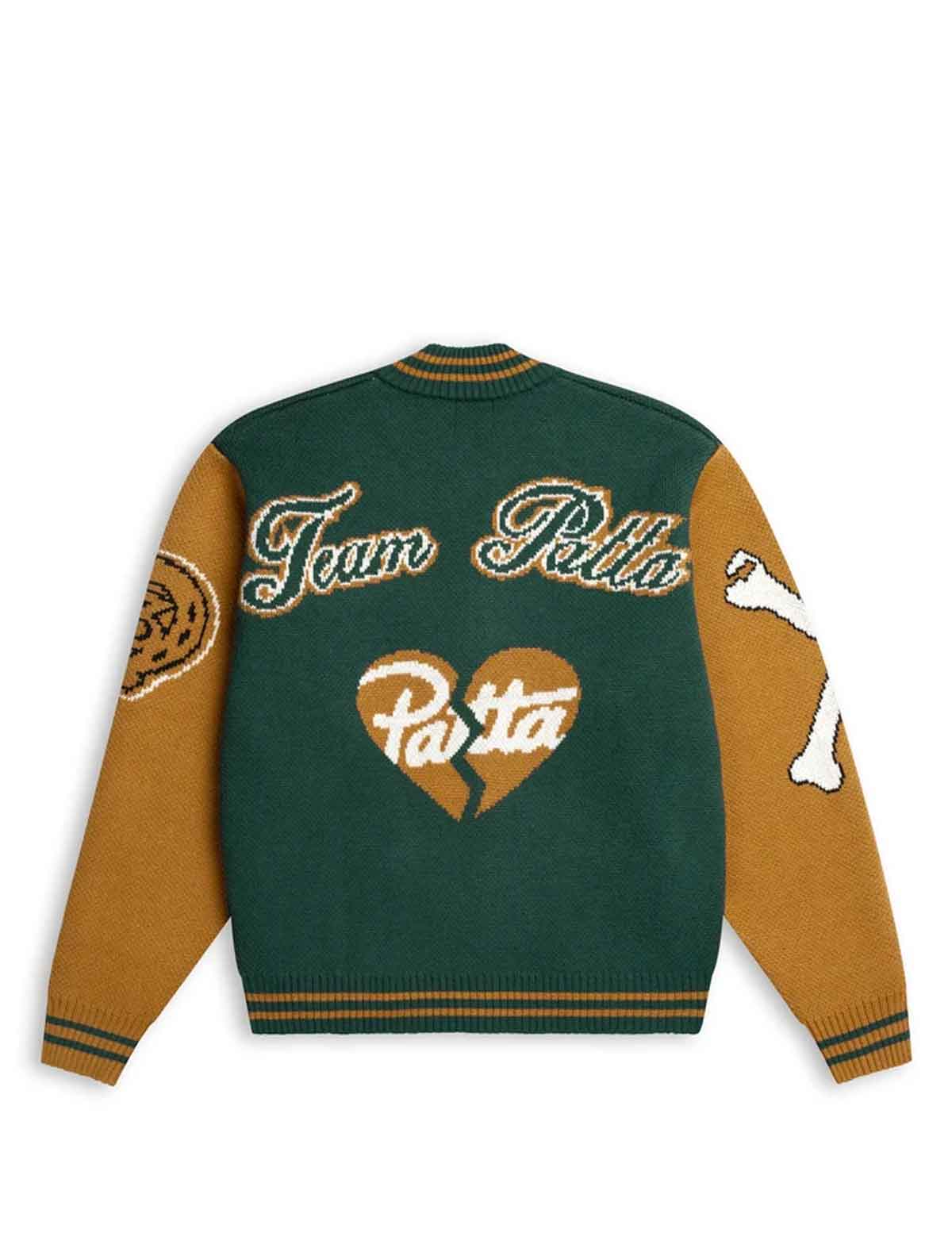 Green Patta Lucky 13 knit cardigan