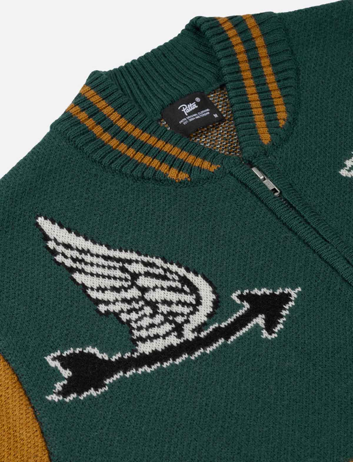 Patta Lucky 13 Knitted Cardigan Pine Grove view 7