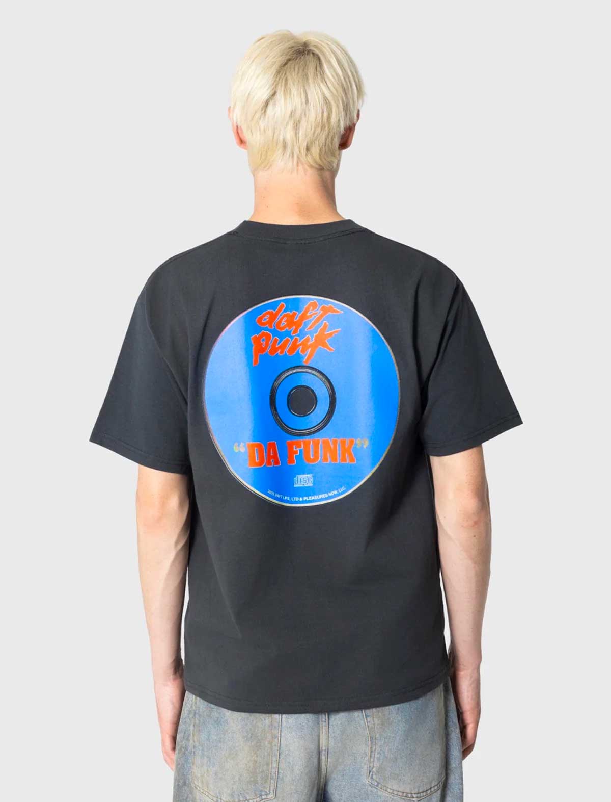 Pleasures x Daft Punk Da Funk T-Shirt Faded Black