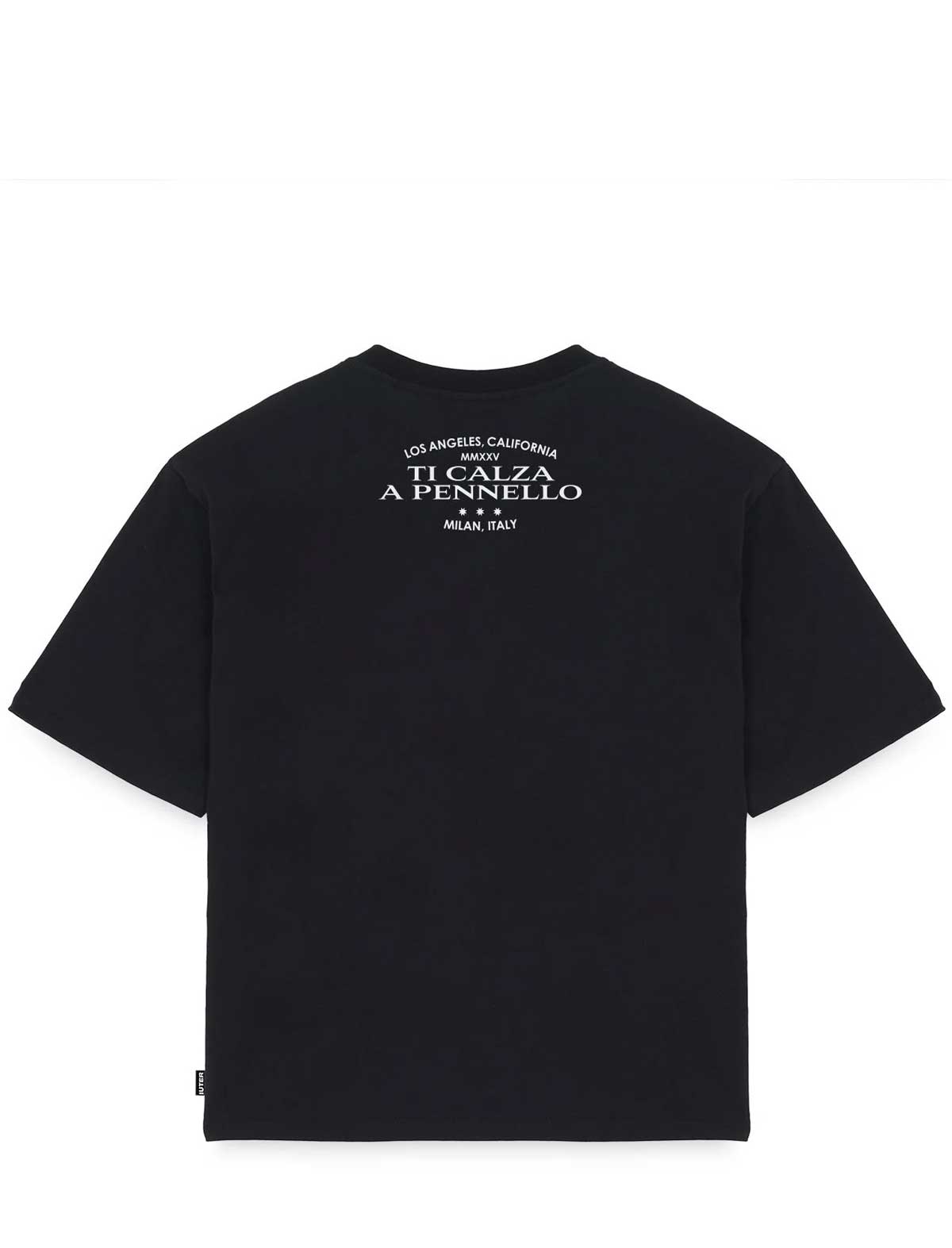 Pleasures x IUTER Alberto T-Shirt Black Back