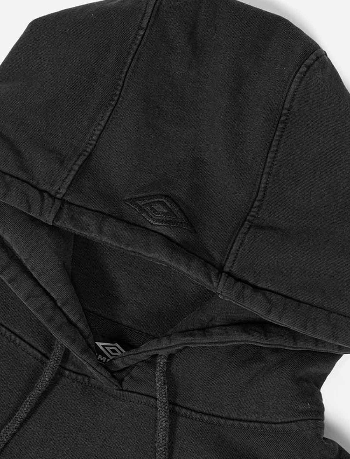 Wasted Paris x Umbro Boxy Hoodie Faded Black
